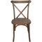 Flash Furniture Advantage Light Brown X-Back Chair X-BACK-LB - alternate 2